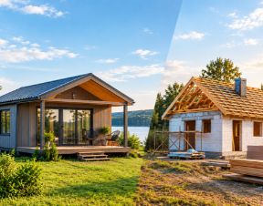Surenkami vasarnamiai: kiek jie tarnauja ir ar tikrai prilygsta statomiems vietoje? Surenkami vasarnamiai: kiek jie tarnauja ir ar tikrai prilygsta statomiems vietoje?