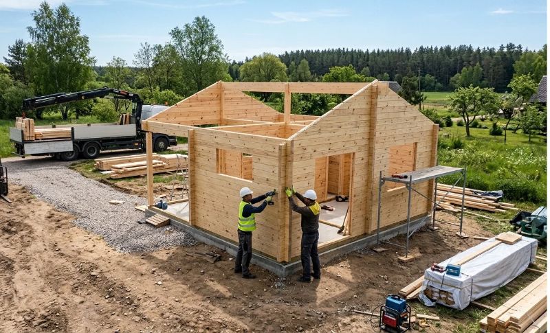 Mažas medinis namas iki 50 m&sup2;: ar pakanka gyvenimui ir kam jis tinka